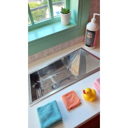 Banheira Inox para Berçário 75x40x20cm - Construinox